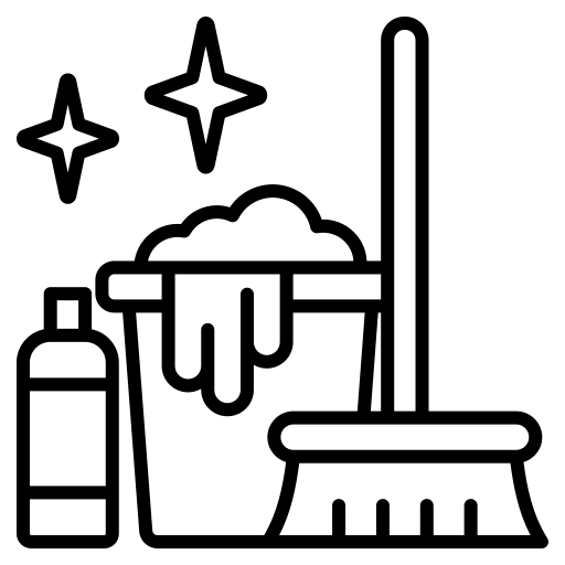 Keep clean - Reinigungs - Symbol