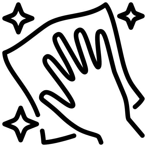 Keep clean - Reinigungs - Symbol